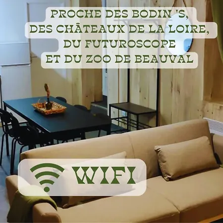 Appartement 2 Chambres Avec Wifi Centre De Descartes Exterior photo
